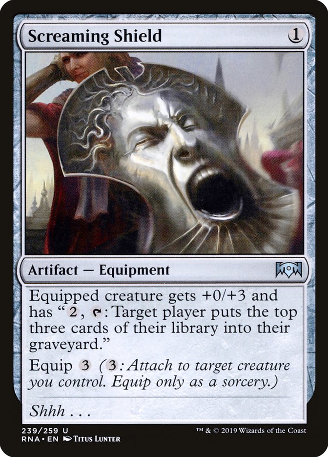 Screaming Shield [Ravnica Allegiance] | Play N Trade Winnipeg