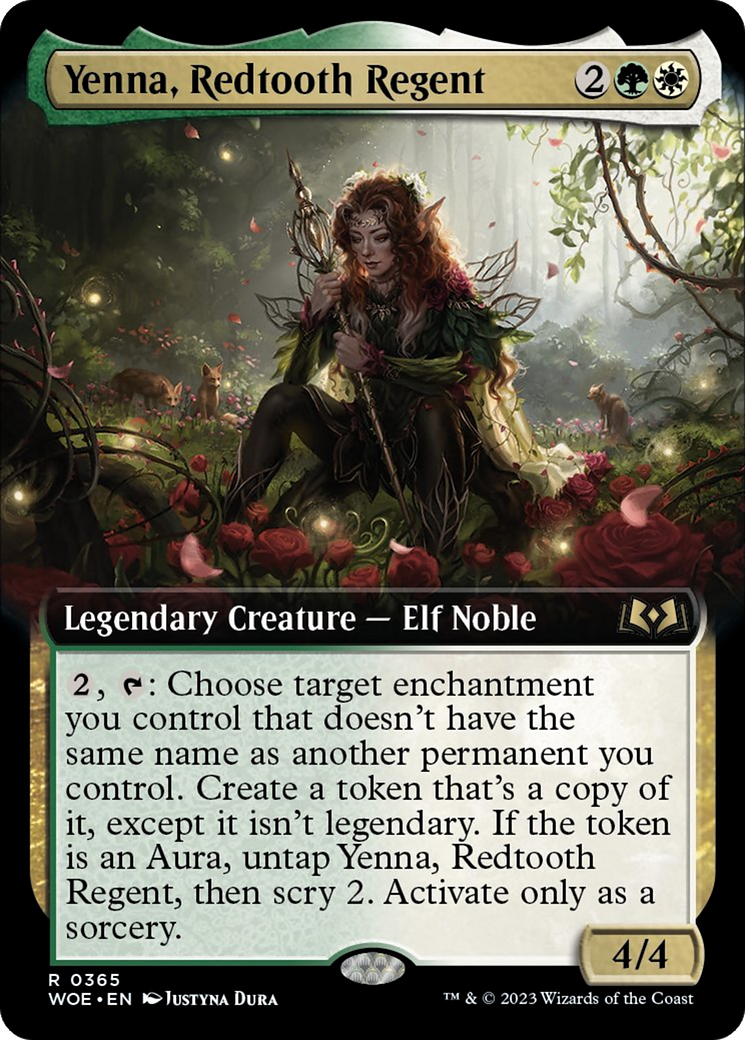 Yenna, Redtooth Regent (Extended Art) [Wilds of Eldraine] | Play N Trade Winnipeg