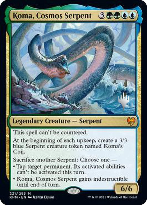 Koma, Cosmos Serpent [Kaldheim Promos] | Play N Trade Winnipeg