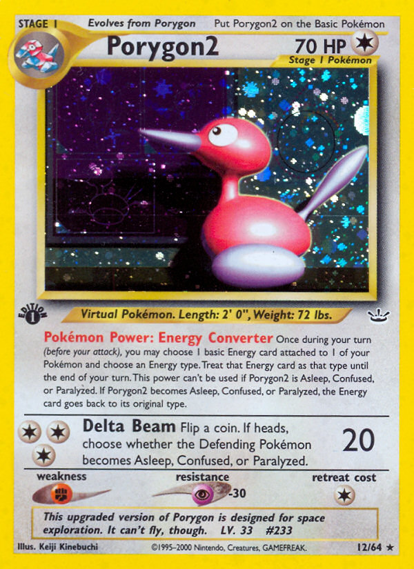 Porygon2 (12/64) [Neo Revelation 1st Edition] | Play N Trade Winnipeg