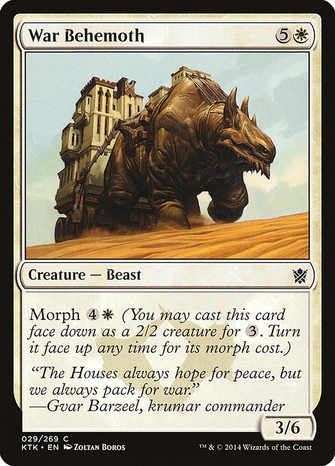 War Behemoth [Khans of Tarkir] | Play N Trade Winnipeg