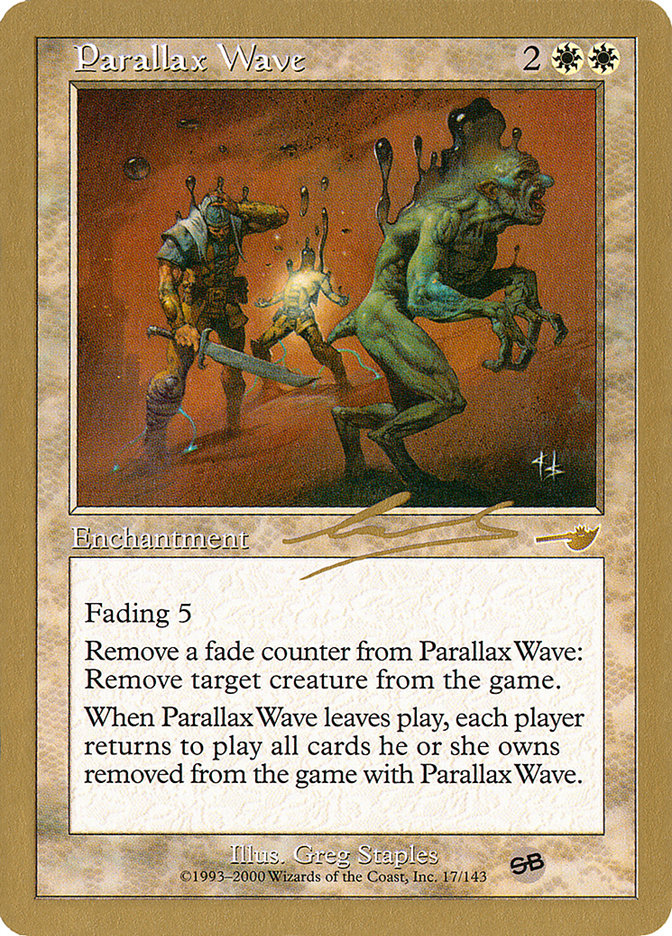 Parallax Wave (Nicolas Labarre) (SB) [World Championship Decks 2000] | Play N Trade Winnipeg