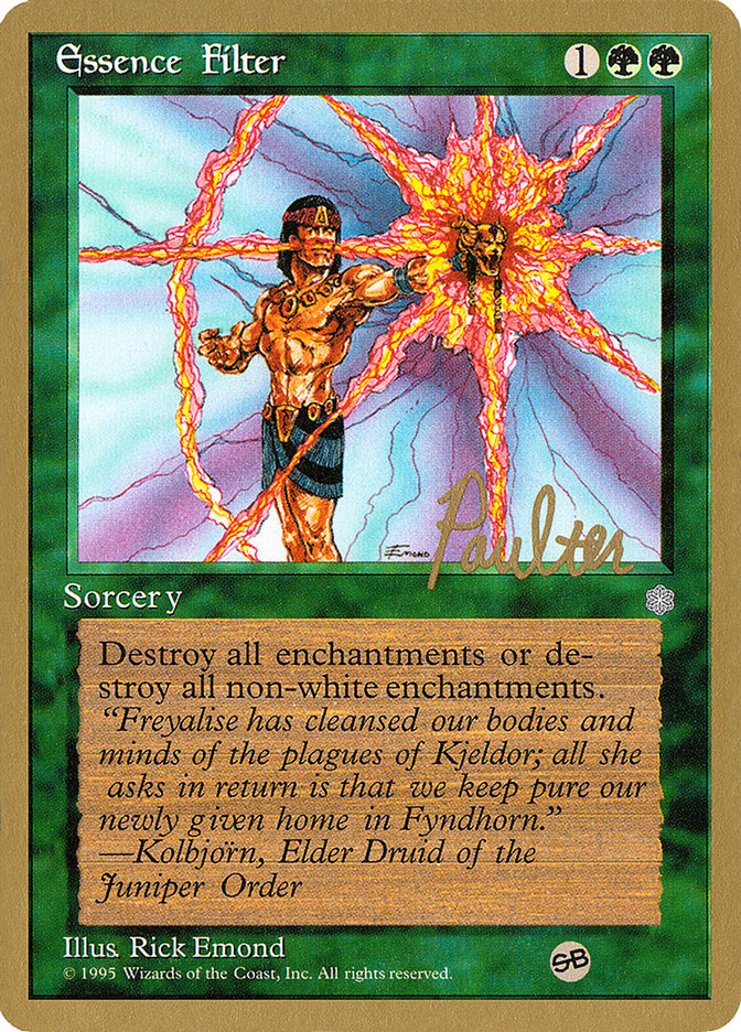 Essence Filter (Preston Poulter) (SB) [Pro Tour Collector Set] | Play N Trade Winnipeg