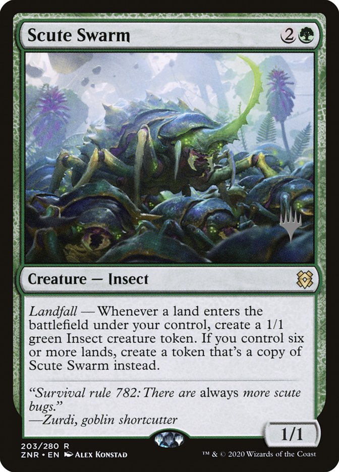 Scute Swarm (Promo Pack) [Zendikar Rising Promos] | Play N Trade Winnipeg