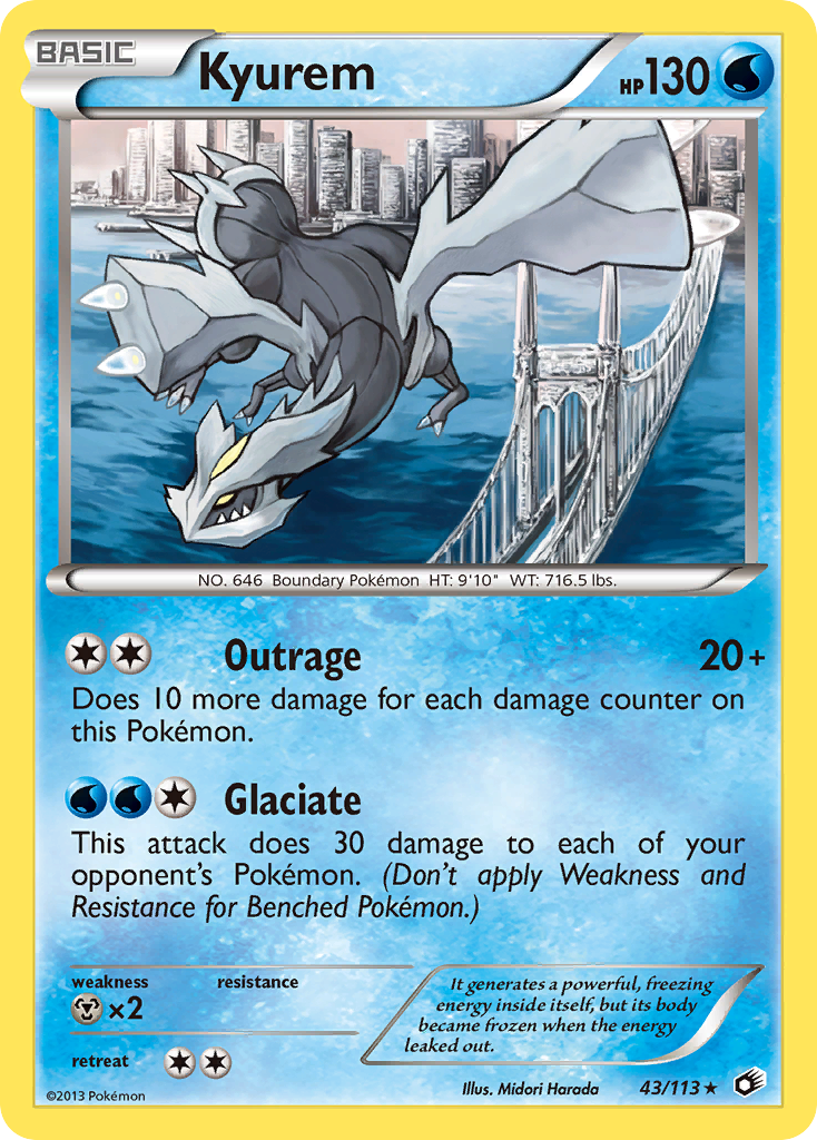 Kyurem (43/113) [Black & White: Legendary Treasures] | Play N Trade Winnipeg