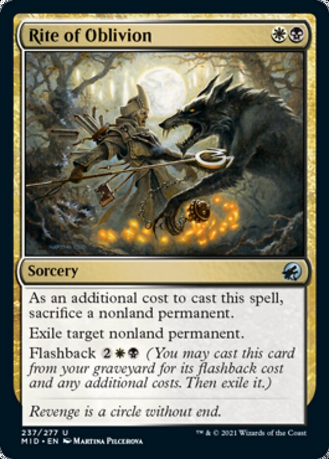 Rite of Oblivion [Innistrad: Midnight Hunt] | Play N Trade Winnipeg