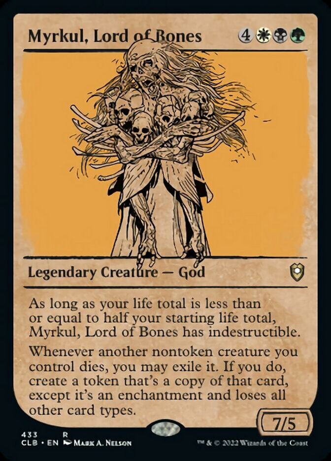 Myrkul, Lord of Bones (Showcase) [Commander Legends: Battle for Baldur's Gate] | Play N Trade Winnipeg