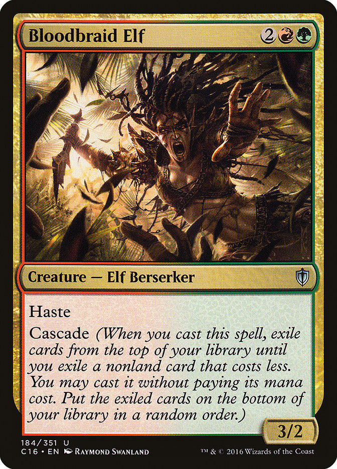 Bloodbraid Elf [Commander 2016] | Play N Trade Winnipeg