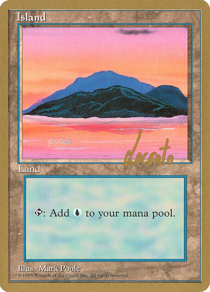 Island (ml369) (Michael Loconto) [Pro Tour Collector Set] | Play N Trade Winnipeg