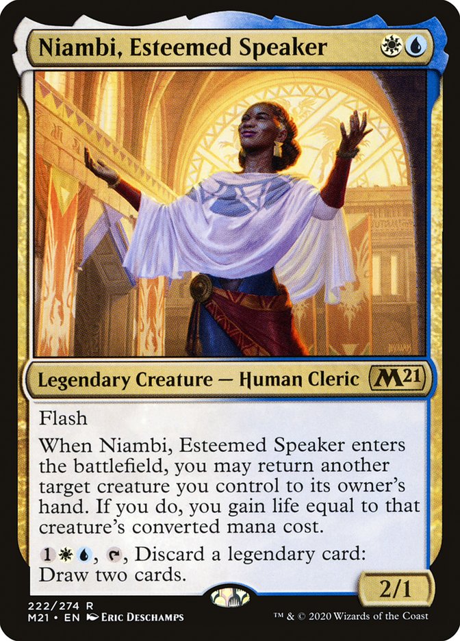 Niambi, Esteemed Speaker [Core Set 2021] | Play N Trade Winnipeg