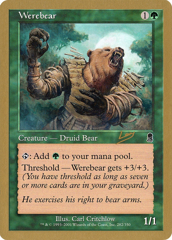 Werebear (Raphael Levy) [World Championship Decks 2002] | Play N Trade Winnipeg