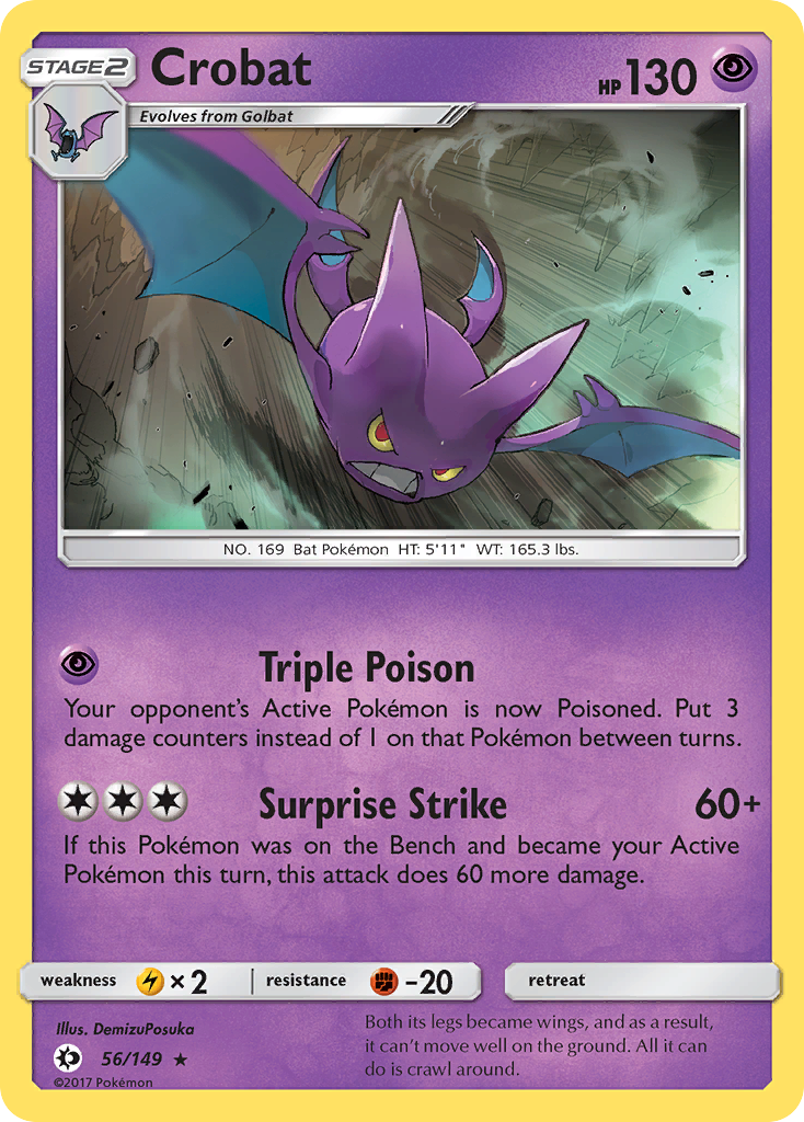 Crobat (56/149) [Sun & Moon: Base Set] | Play N Trade Winnipeg