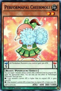 Performapal Cheermole [MP15-EN126] Rare | Play N Trade Winnipeg