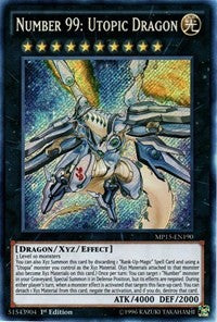 Number 99: Utopic Dragon [MP15-EN190] Secret Rare | Play N Trade Winnipeg