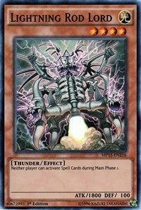 Lightning Rod Lord [MP15-EN216] Super Rare | Play N Trade Winnipeg