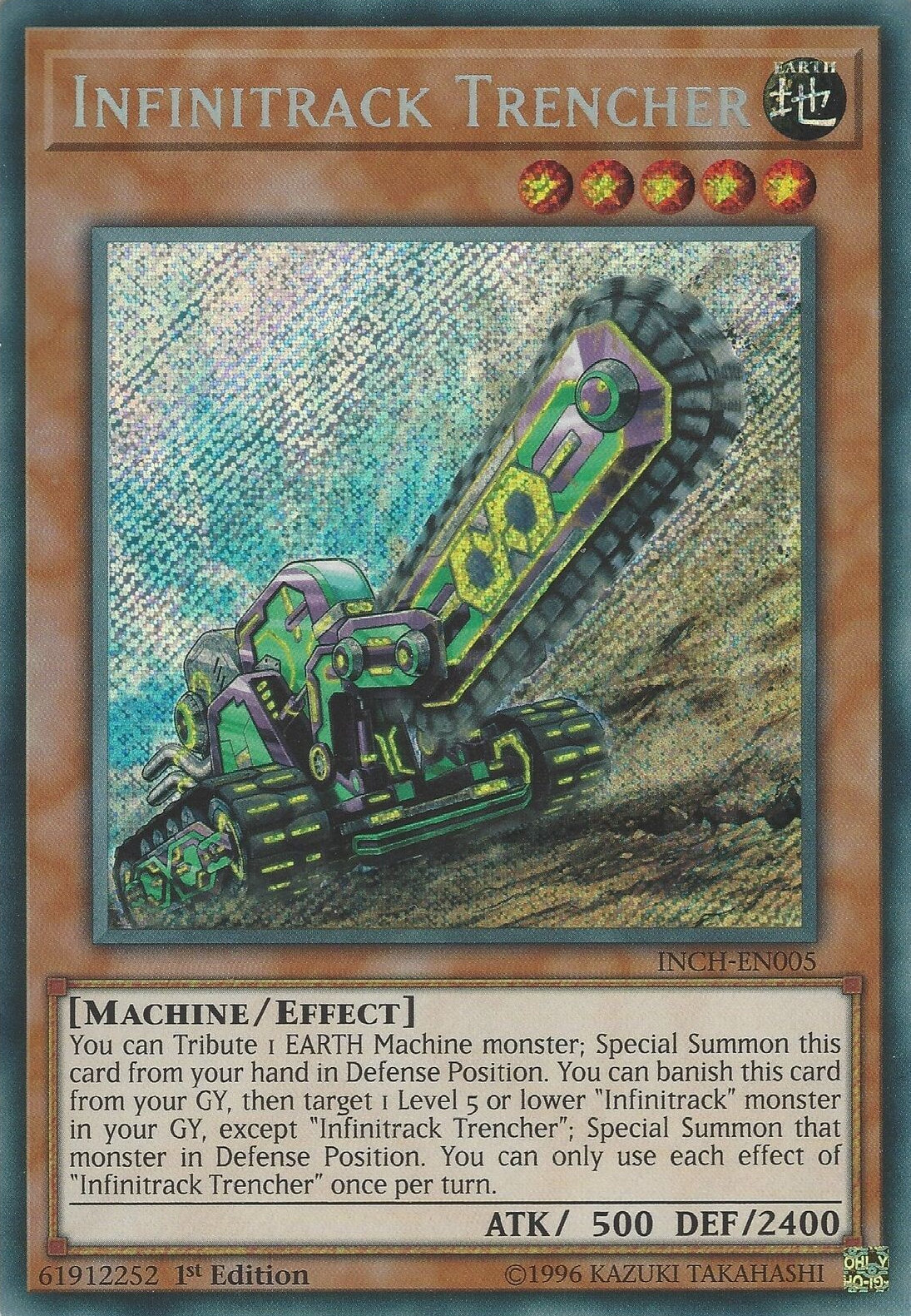 Infinitrack Trencher [INCH-EN005] Secret Rare | Play N Trade Winnipeg