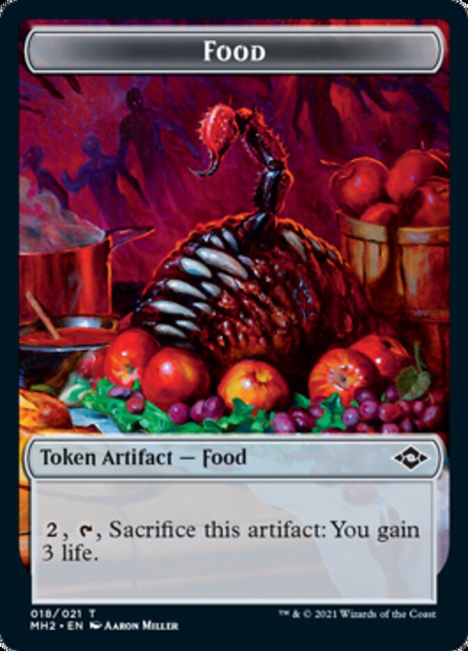 Food Token (18) // Timeless Dragon Token [Modern Horizons 2 Tokens] | Play N Trade Winnipeg