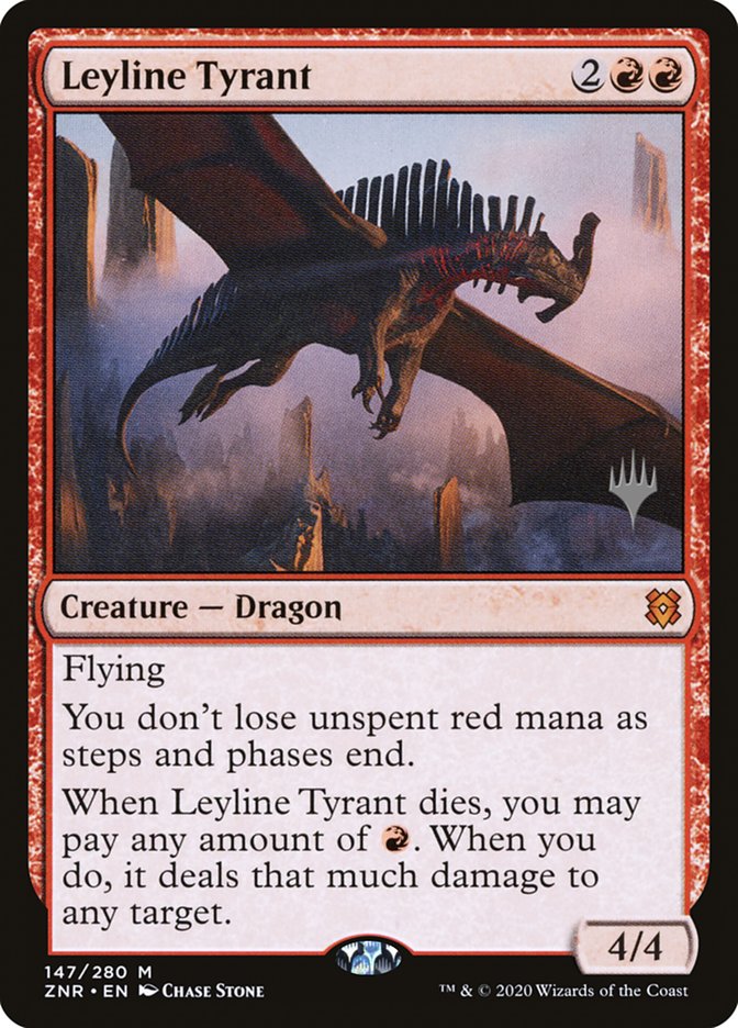 Leyline Tyrant (Promo Pack) [Zendikar Rising Promos] | Play N Trade Winnipeg