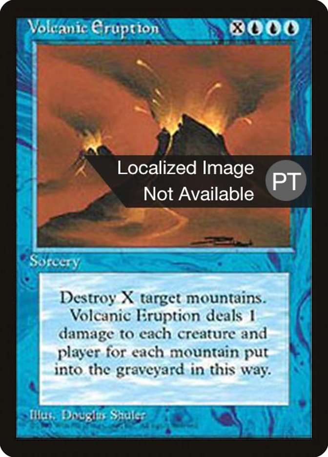 Volcanic Eruption [Fourth Edition (Foreign Black Border)] | Play N Trade Winnipeg