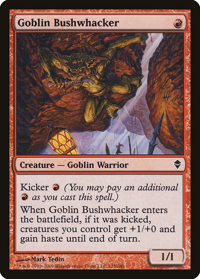 Goblin Bushwhacker [Zendikar] | Play N Trade Winnipeg