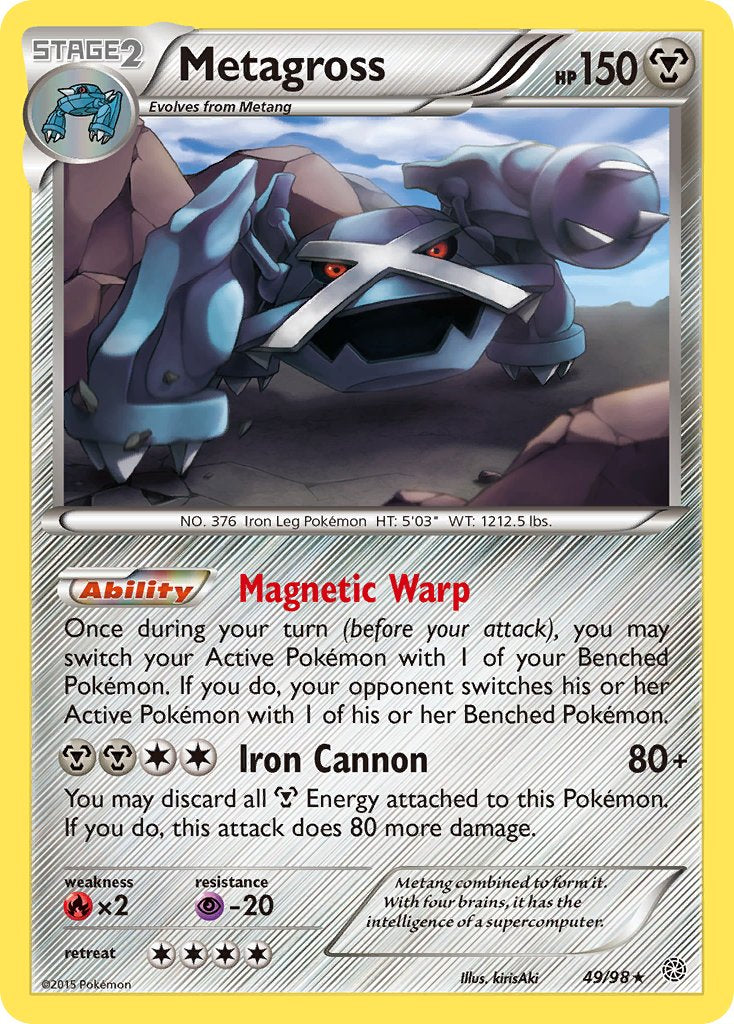 Metagross (49/98) (Theme Deck Exclusive) [XY: Ancient Origins] | Play N Trade Winnipeg