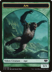 Ape // Zombie (011/036) Double-sided Token [Commander 2014 Tokens] | Play N Trade Winnipeg