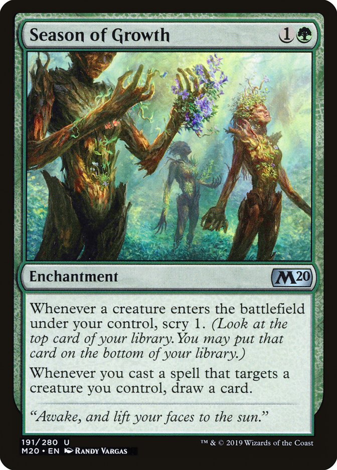 Season of Growth [Core Set 2020] | Play N Trade Winnipeg