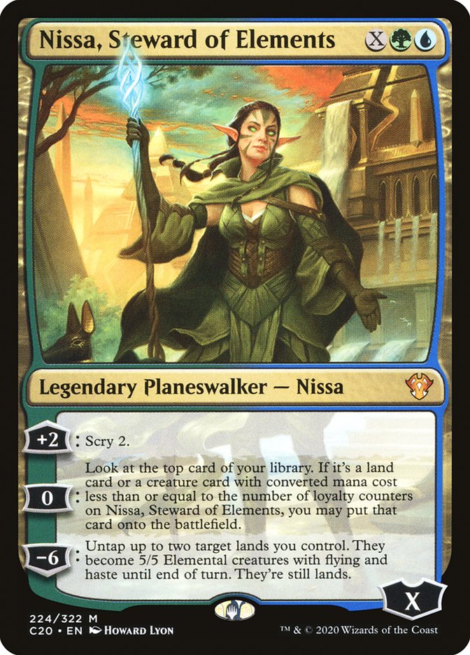 Nissa, Steward of Elements [Commander 2020] | Play N Trade Winnipeg