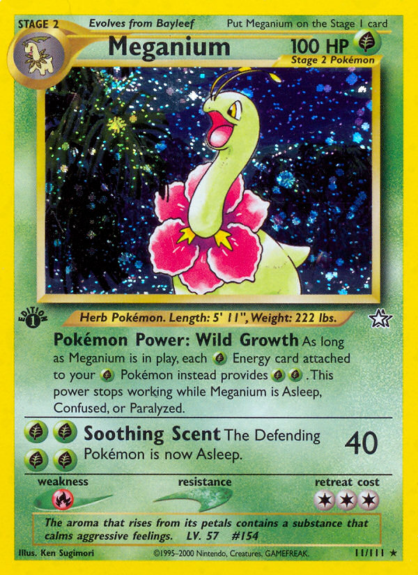 Meganium (11/111) [Neo Genesis 1st Edition] | Play N Trade Winnipeg