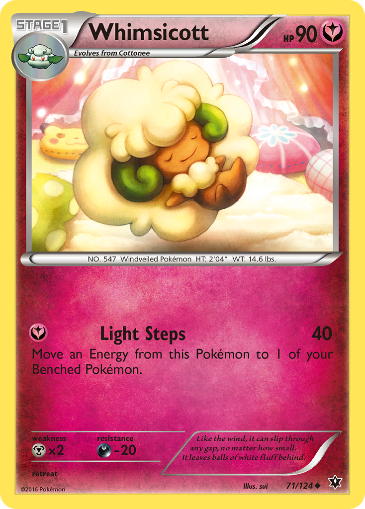 Whimsicott (71/124) [XY: Fates Collide] | Play N Trade Winnipeg