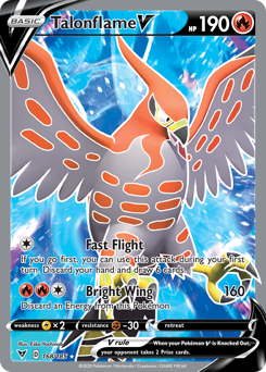 Talonflame V (168/185) [Sword & Shield: Vivid Voltage] | Play N Trade Winnipeg