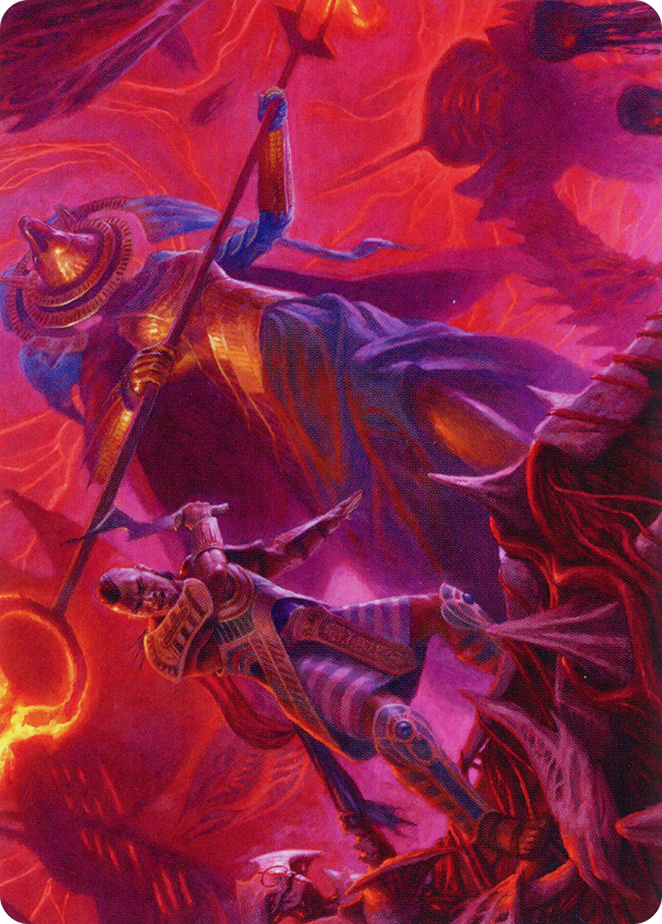 Djeru and Hazoret Art Card [March of the Machine Art Series] | Play N Trade Winnipeg