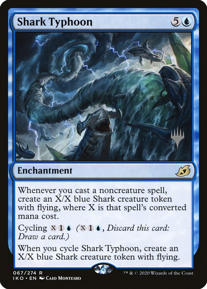 Shark Typhoon (Promo Pack) [Ikoria: Lair of Behemoths Promos] | Play N Trade Winnipeg