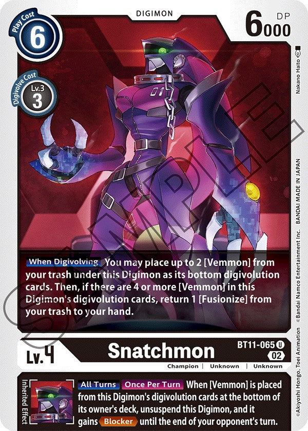 Snatchmon [BT11-065] [Dimensional Phase] | Play N Trade Winnipeg