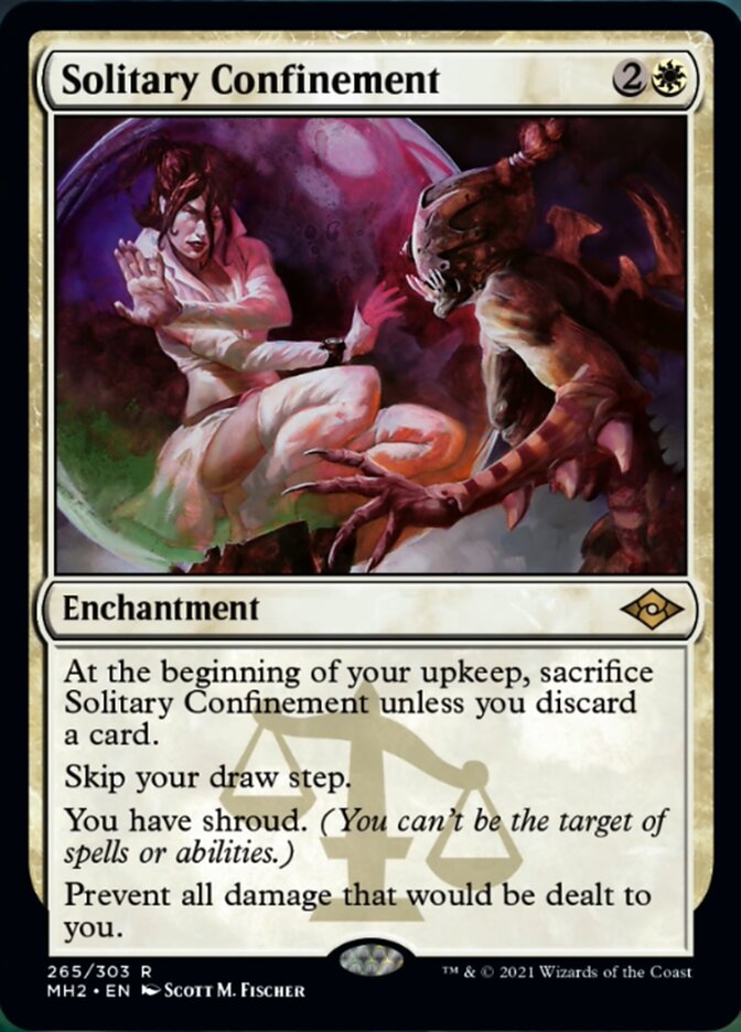 Solitary Confinement (Foil Etched) [Modern Horizons 2] | Play N Trade Winnipeg