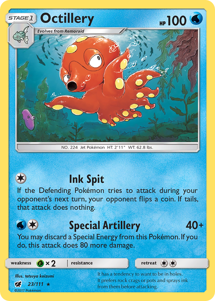 Octillery (23/111) [Sun & Moon: Crimson Invasion] | Play N Trade Winnipeg