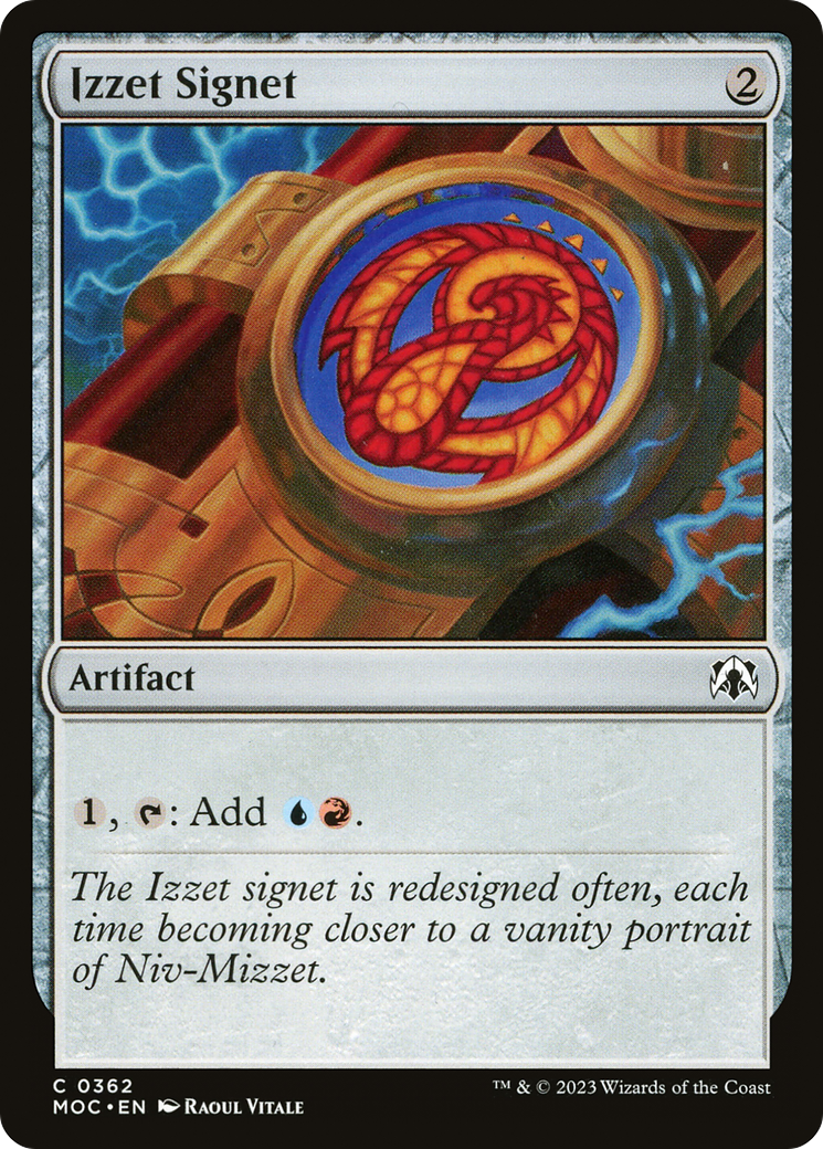 Izzet Signet [March of the Machine Commander] | Play N Trade Winnipeg