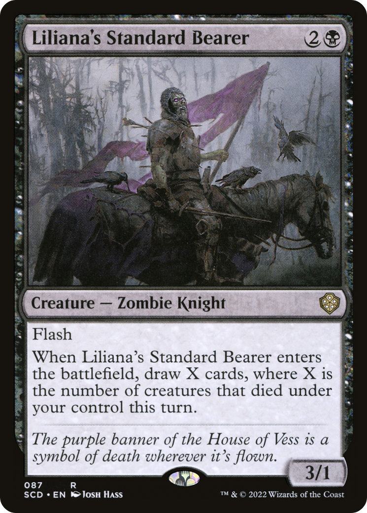 Liliana's Standard Bearer [Starter Commander Decks] | Play N Trade Winnipeg