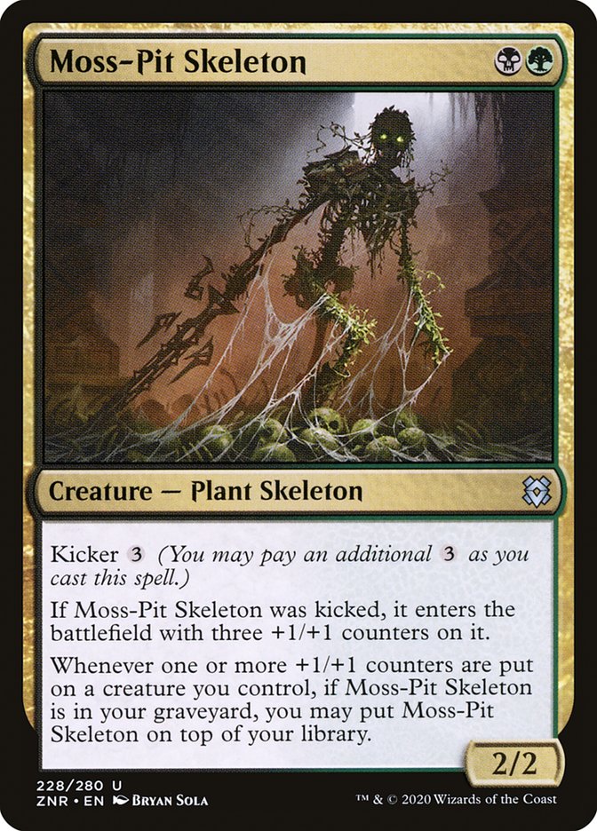 Moss-Pit Skeleton [Zendikar Rising] | Play N Trade Winnipeg