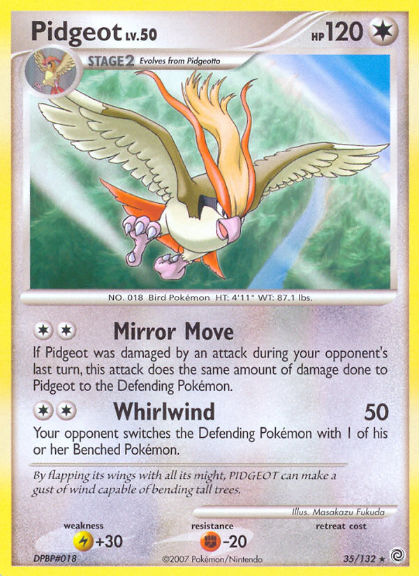 Pidgeot (35/132) [Diamond & Pearl: Secret Wonders] | Play N Trade Winnipeg