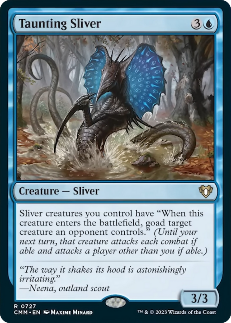 Taunting Sliver [Commander Masters] | Play N Trade Winnipeg