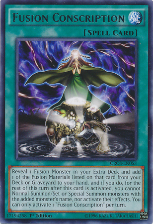 Fusion Conscription [CROS-EN053] Rare | Play N Trade Winnipeg