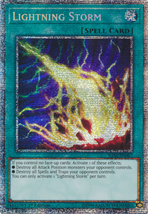 Lightning Storm [IGAS-EN067] Starlight Rare | Play N Trade Winnipeg