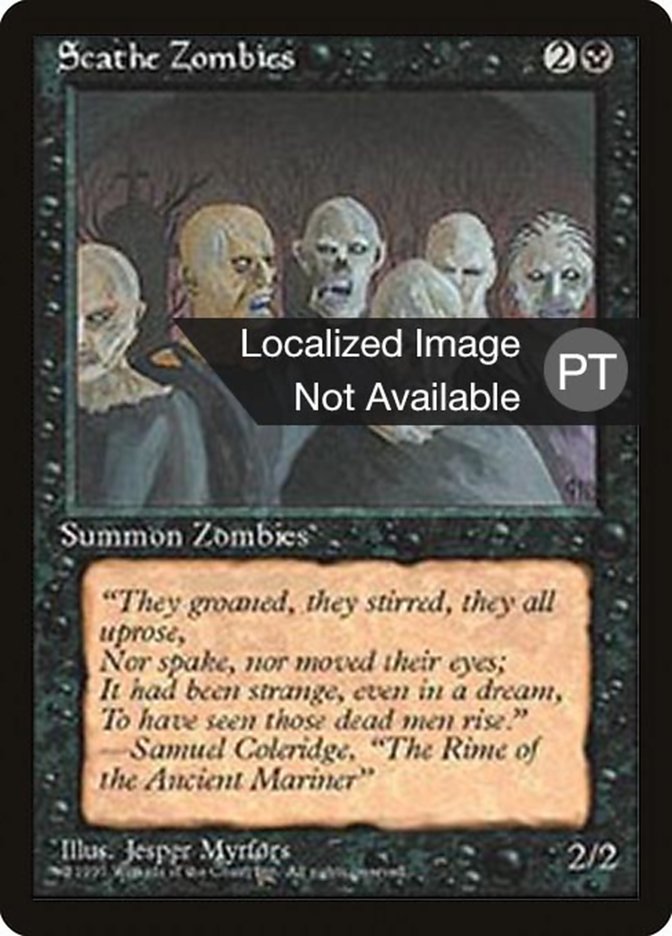 Scathe Zombies [Fourth Edition (Foreign Black Border)] | Play N Trade Winnipeg