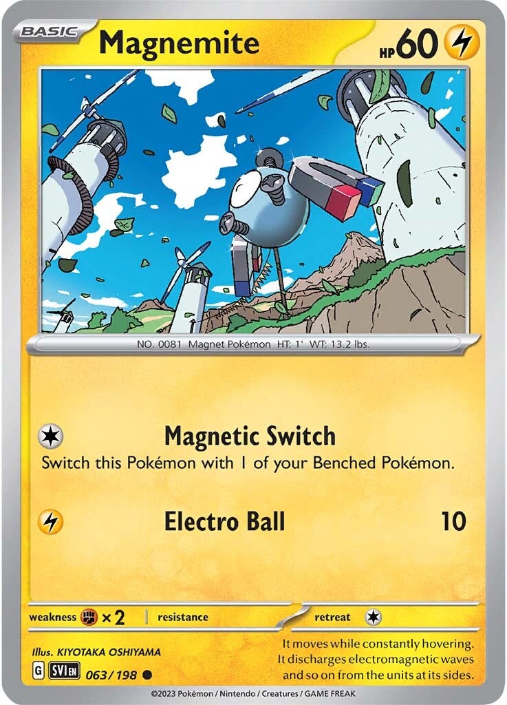 Magnemite (063/198) [Scarlet & Violet: Base Set] | Play N Trade Winnipeg