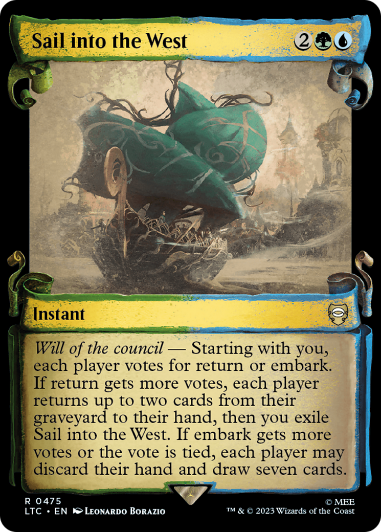 Sail into the West [The Lord of the Rings: Tales of Middle-Earth Commander Showcase Scrolls] | Play N Trade Winnipeg