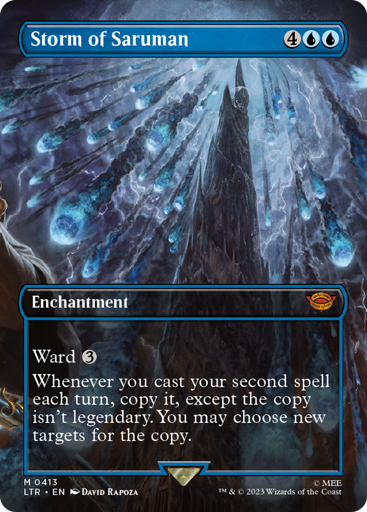 Storm of Saruman (Borderless Alternate Art) [The Lord of the Rings: Tales of Middle-Earth] | Play N Trade Winnipeg