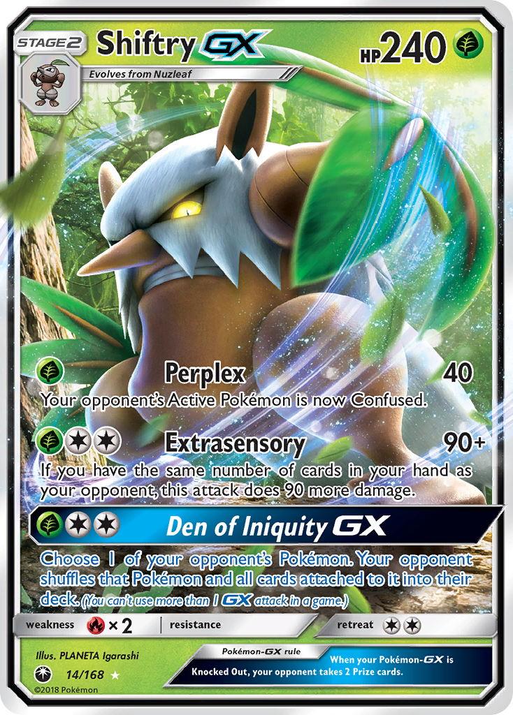 Shiftry GX (14/168) [Sun & Moon: Celestial Storm] | Play N Trade Winnipeg