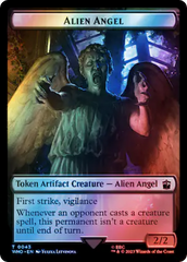 Alien Angel // Mutant Double-Sided Token (Surge Foil) [Doctor Who Tokens] | Play N Trade Winnipeg