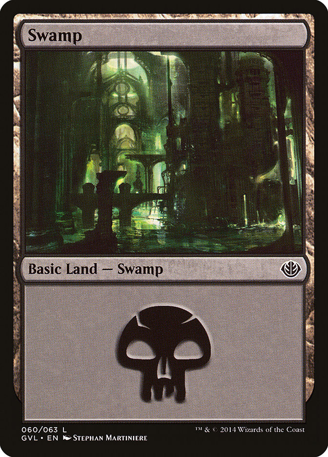 Swamp (60) (Garruk vs. Liliana) [Duel Decks Anthology] | Play N Trade Winnipeg